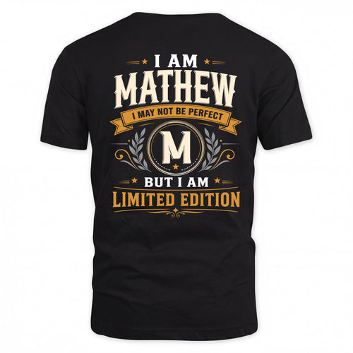 MATHEW  EDI-TT36 Personalized Funny Quote Apparel