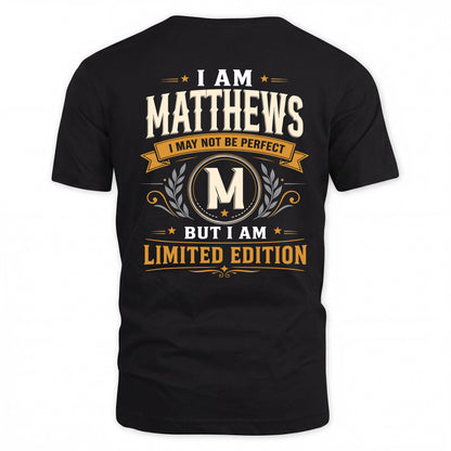 MATTHEWS  EDI-TT36 Personalized Funny Quote Apparel
