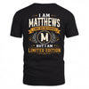 MATTHEWS  EDI-TT36 Personalized Funny Quote Apparel