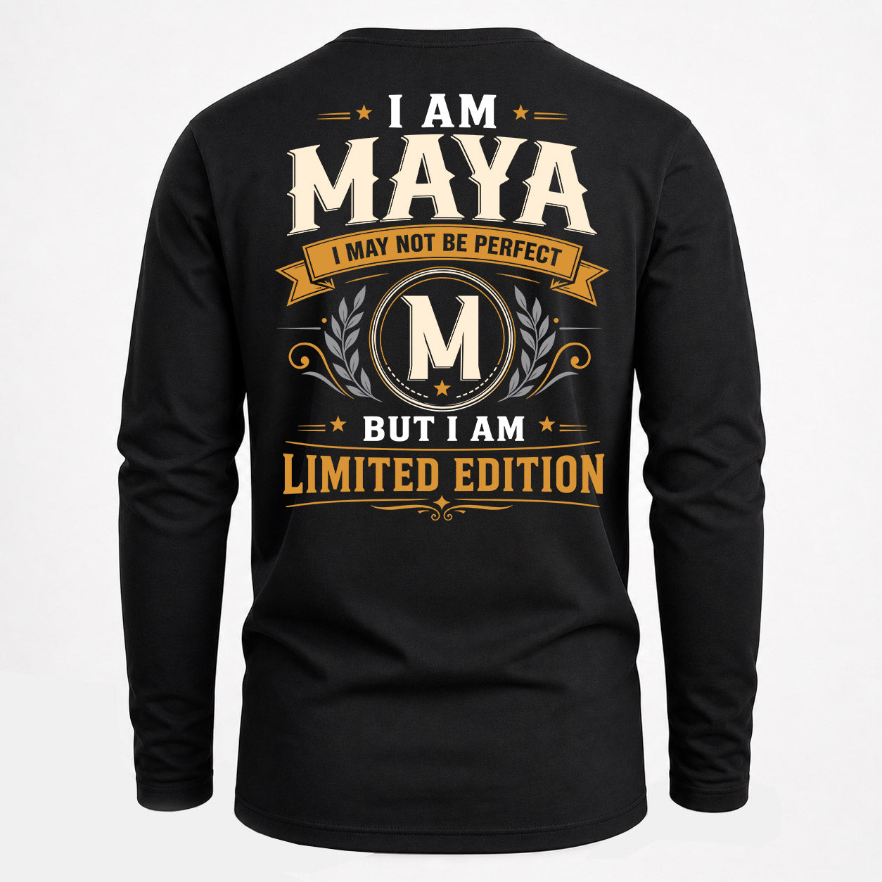 MAYA  EDI-TT36 Personalized Funny Quote Apparel