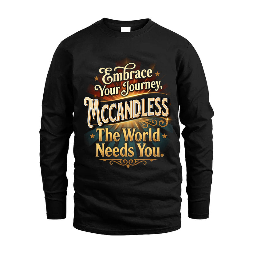 MCCANDLESS L04-TT36 Personalized Funny Quote Apparel