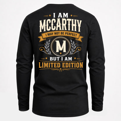MCCARTHY  EDI-TT36 Personalized Funny Quote Apparel