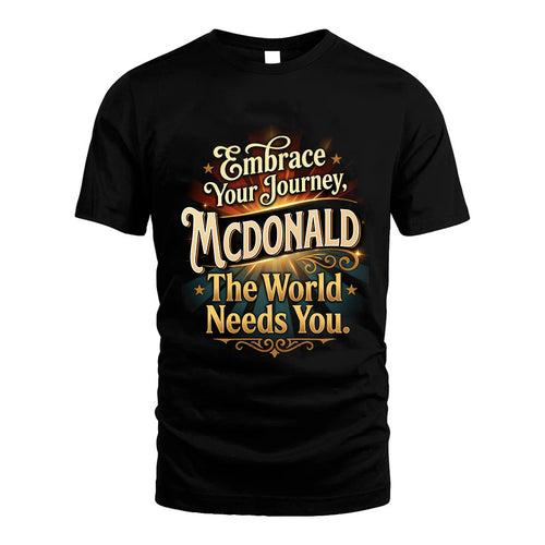 MCDONALD L04-TT36 Personalized Funny Quote Apparel