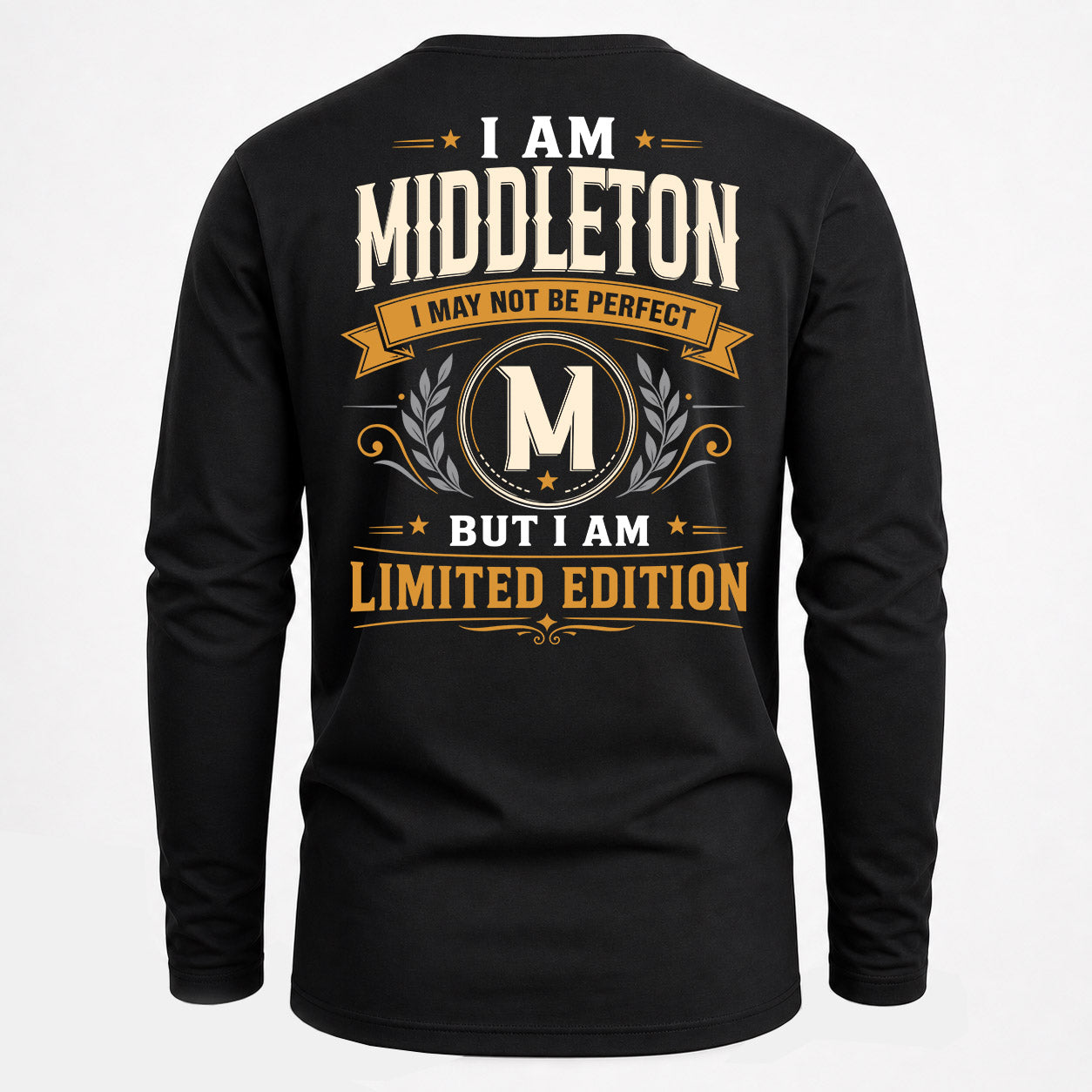 MIDDLETON  EDI-TT36 Personalized Funny Quote Apparel