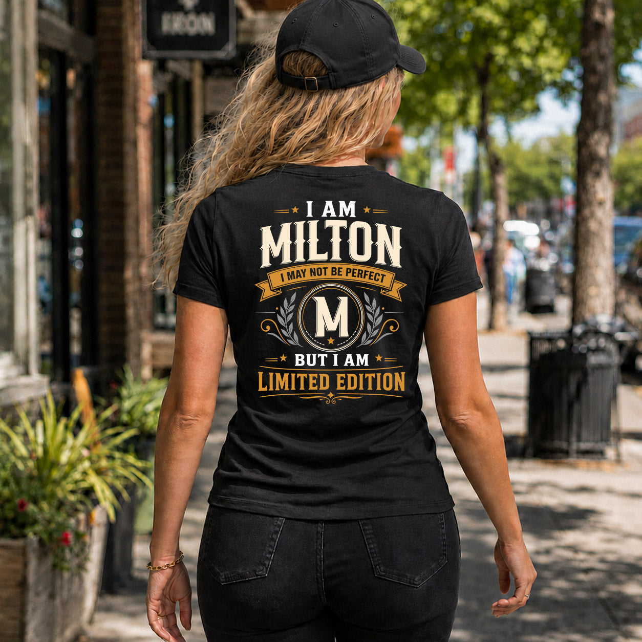 MILTON  EDI-TT36 Personalized Funny Quote Apparel