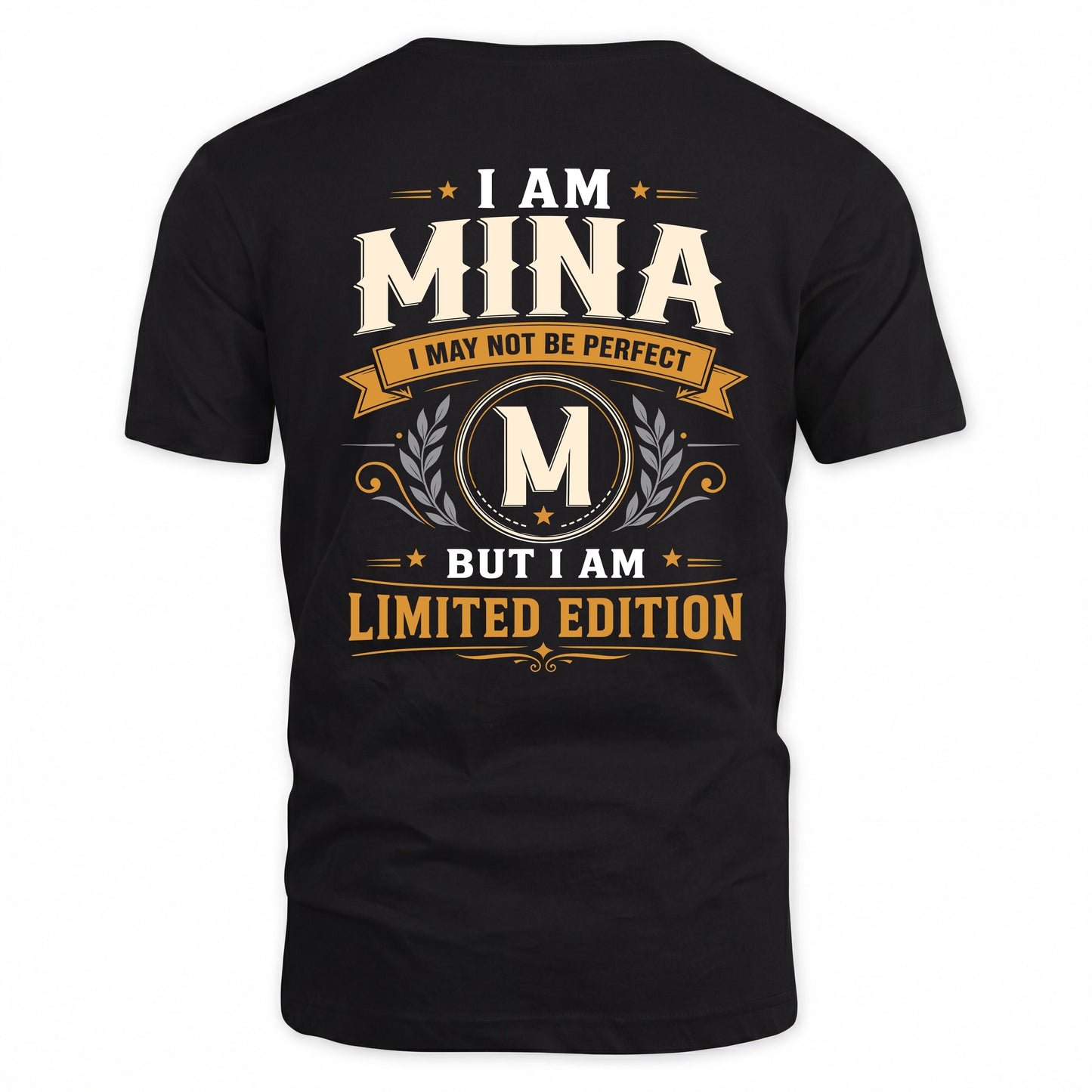 MINA  EDI-TT36 Personalized Funny Quote Apparel