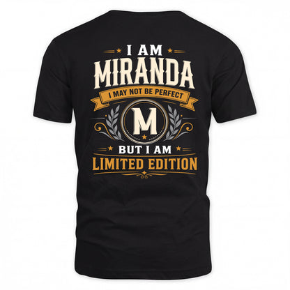 MIRANDA  EDI-TT36 Personalized Funny Quote Apparel