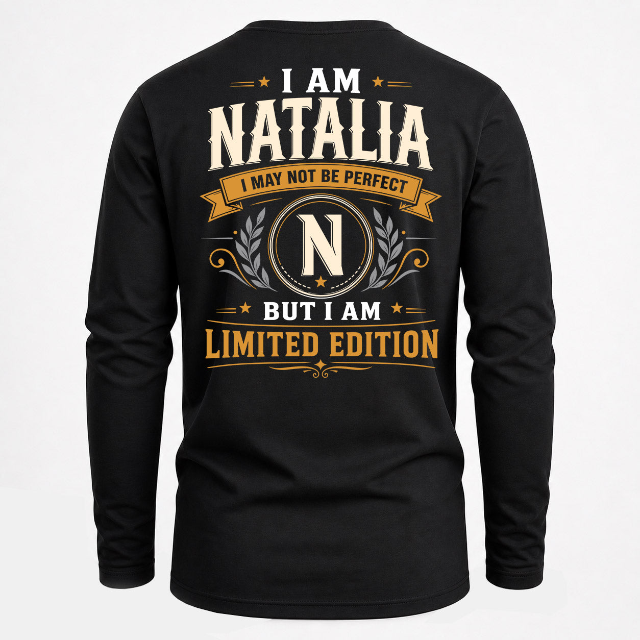 NATALIA  EDI-TT36 Personalized Funny Quote Apparel