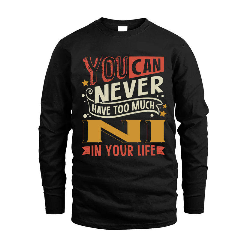 NI  NO2-TT36 Personalized Funny Quote Apparel