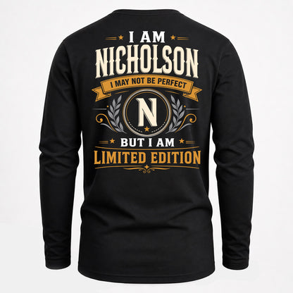 NICHOLSON  EDI-TT36 Personalized Funny Quote Apparel