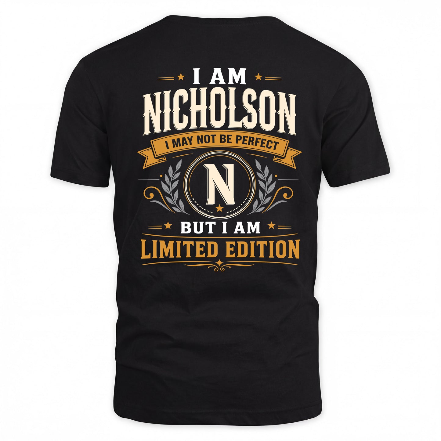 NICHOLSON  EDI-TT36 Personalized Funny Quote Apparel