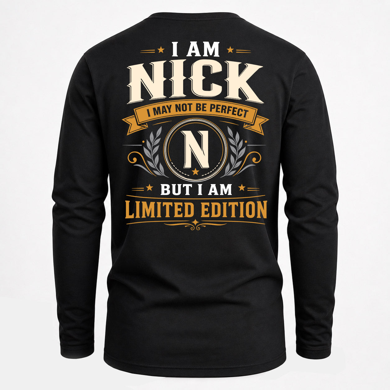 NICK  EDI-TT36 Personalized Funny Quote Apparel