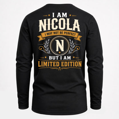 NICOLA  EDI-TT36 Personalized Funny Quote Apparel