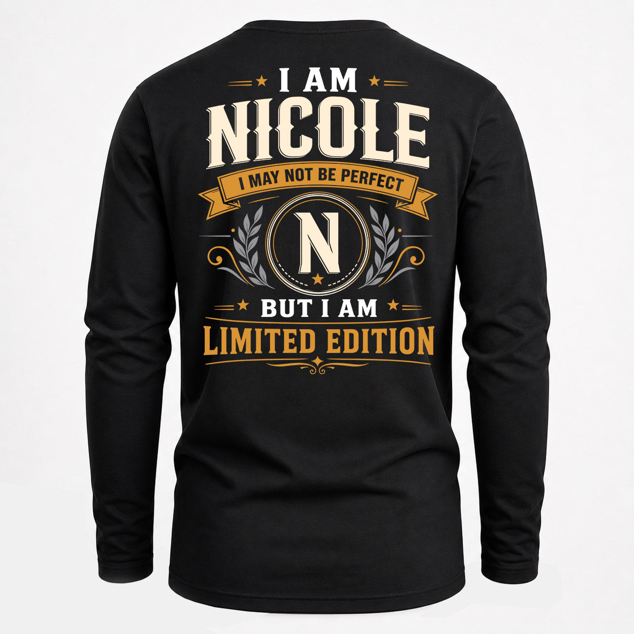 NICOLE  EDI-TT36 Personalized Funny Quote Apparel