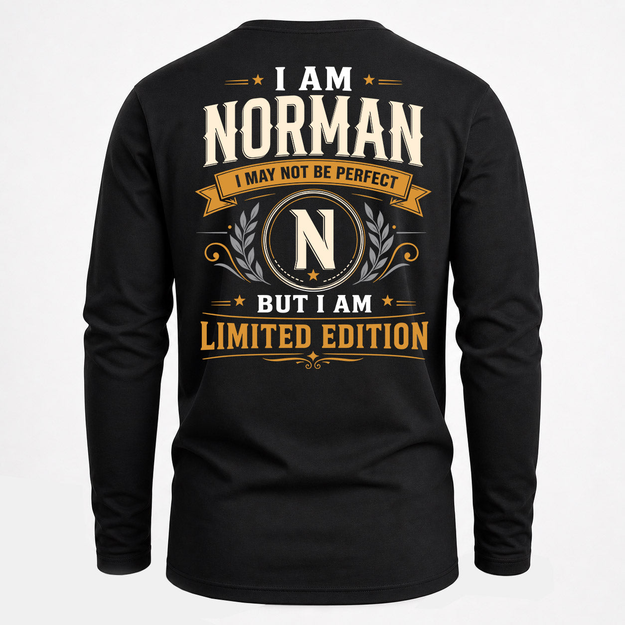 NORMAN  EDI-TT36 Personalized Funny Quote Apparel
