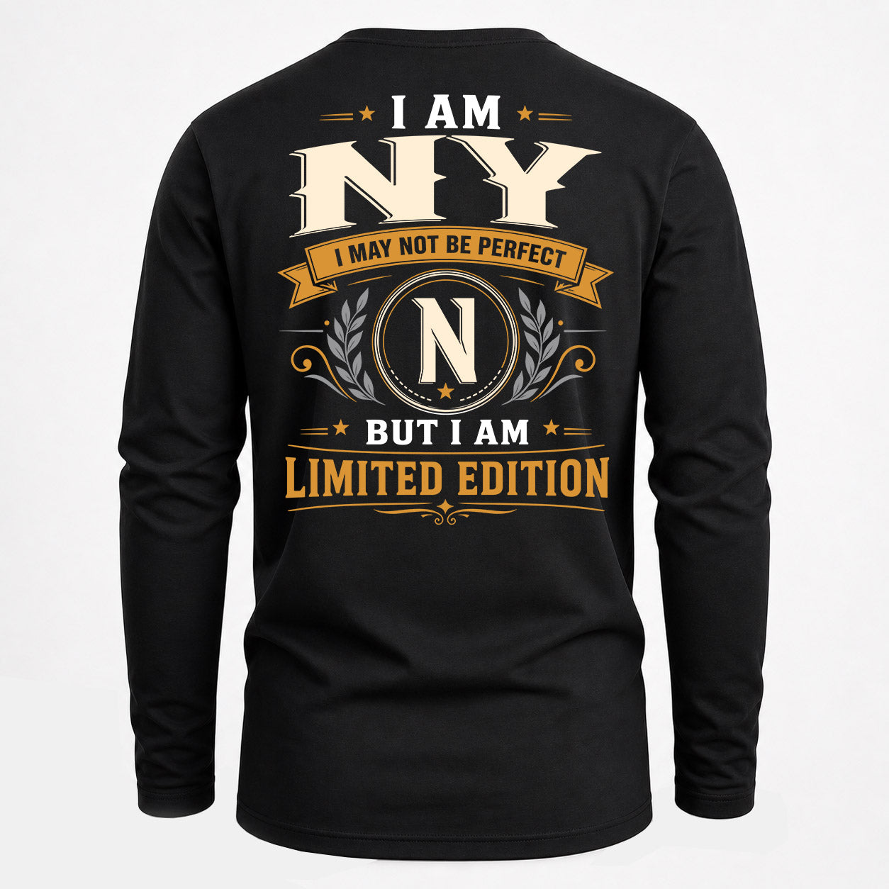 NY  EDI-TT36 Personalized Funny Quote Apparel