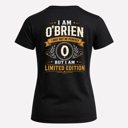 O-BRIEN  EDI-TT36 Personalized Funny Quote Apparel