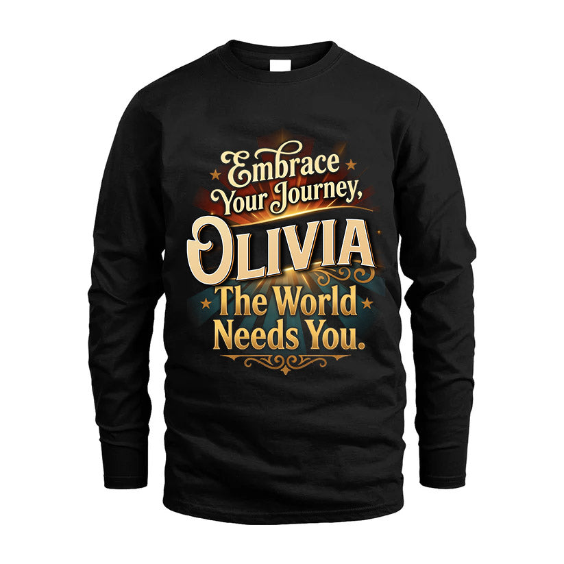 OLIVIA L04-TT36 Personalized Funny Quote Apparel