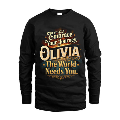 OLIVIA L04-TT36 Personalized Funny Quote Apparel