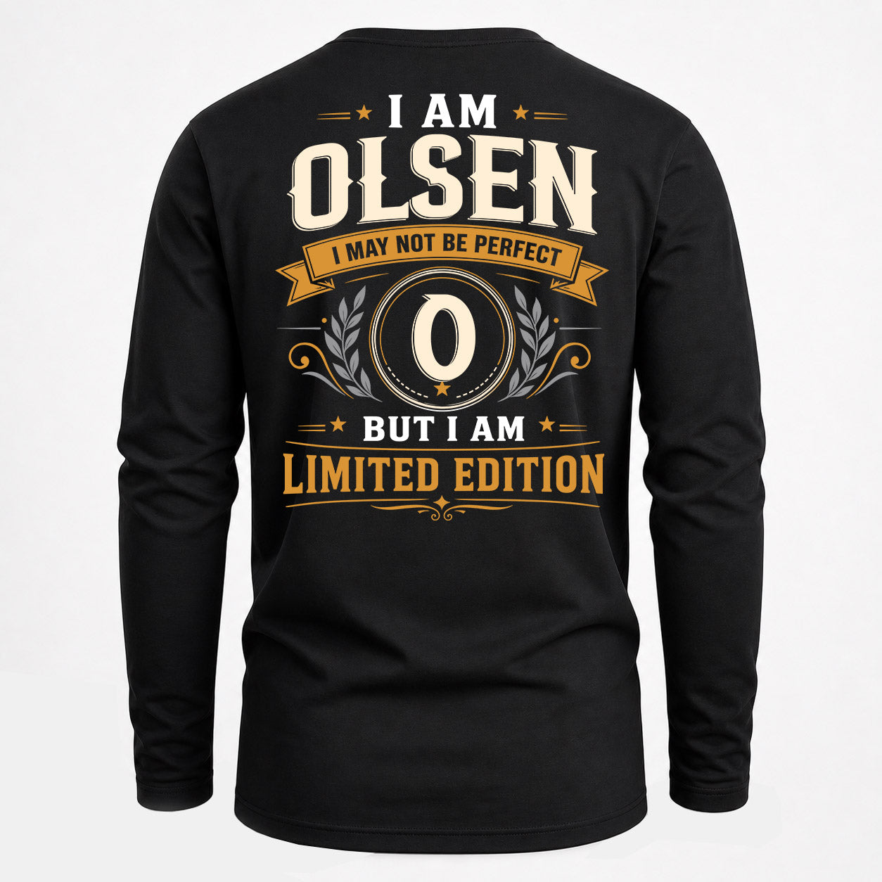 OLSEN  EDI-TT36 Personalized Funny Quote Apparel