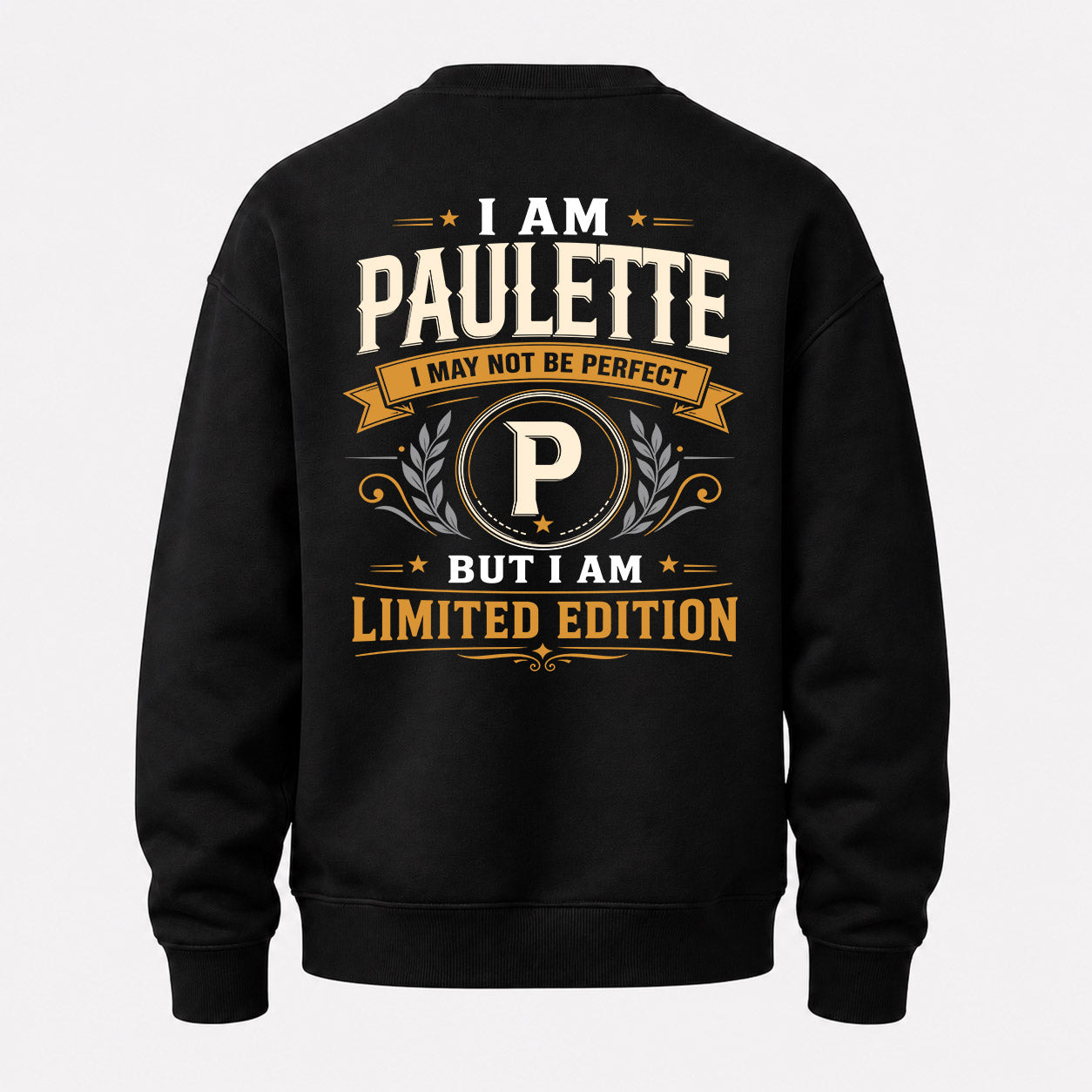 PAULETTE  EDI-TT36 Personalized Funny Quote Apparel