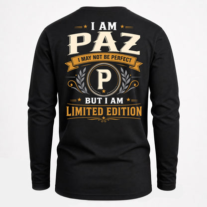 PAZ  EDI-TT36 Personalized Funny Quote Apparel
