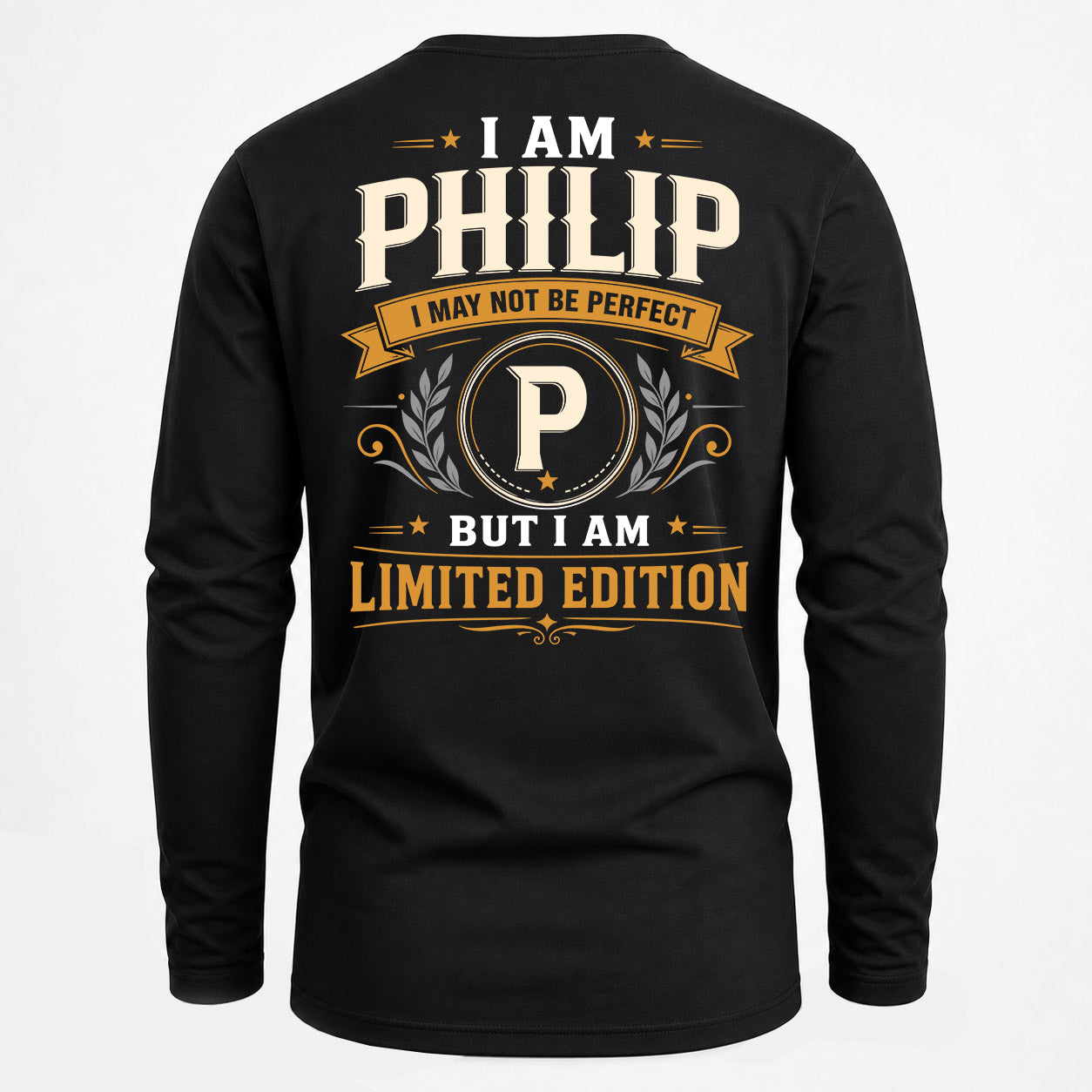PHILIP  EDI-TT36 Personalized Funny Quote Apparel