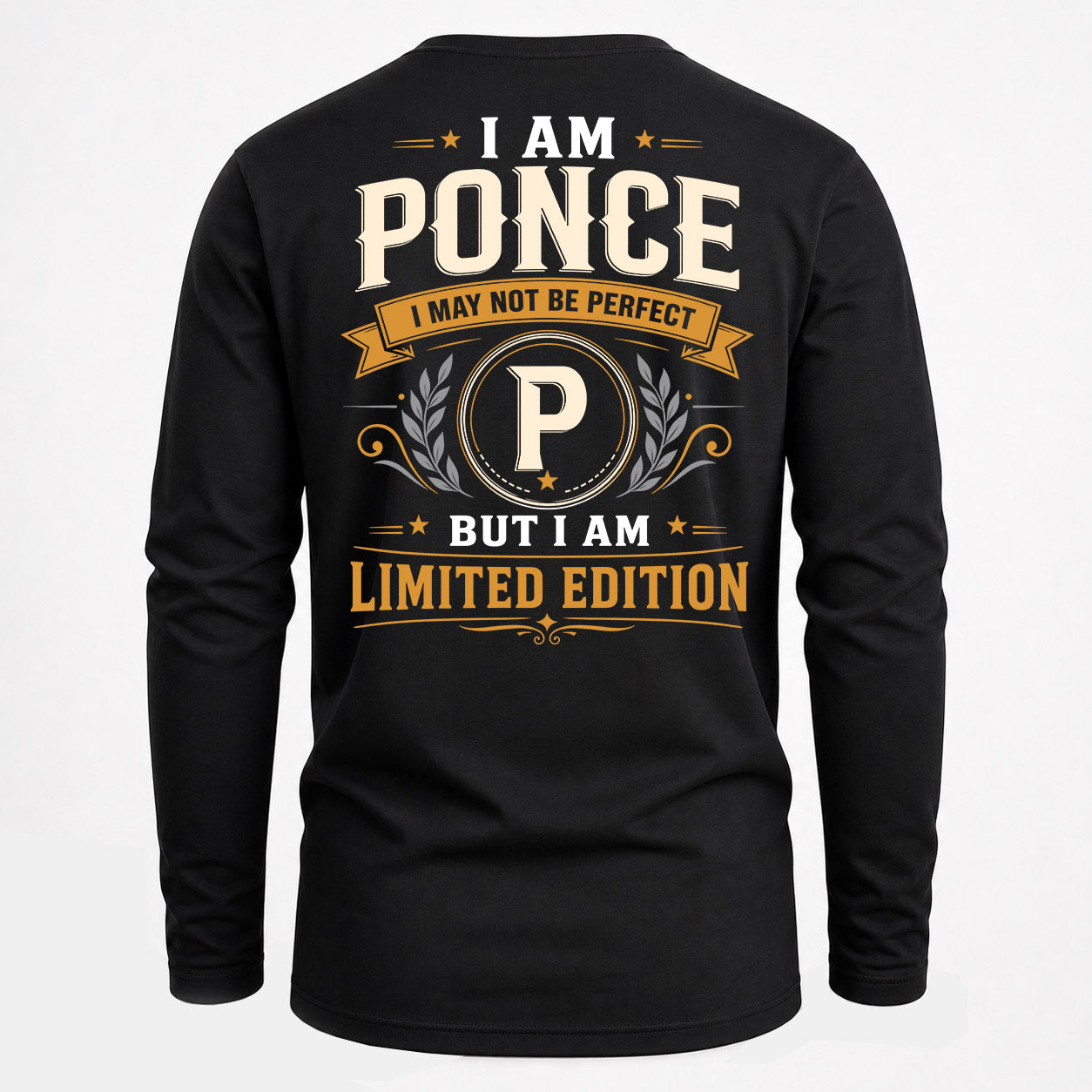 PONCE  EDI-TT36 Personalized Funny Quote Apparel