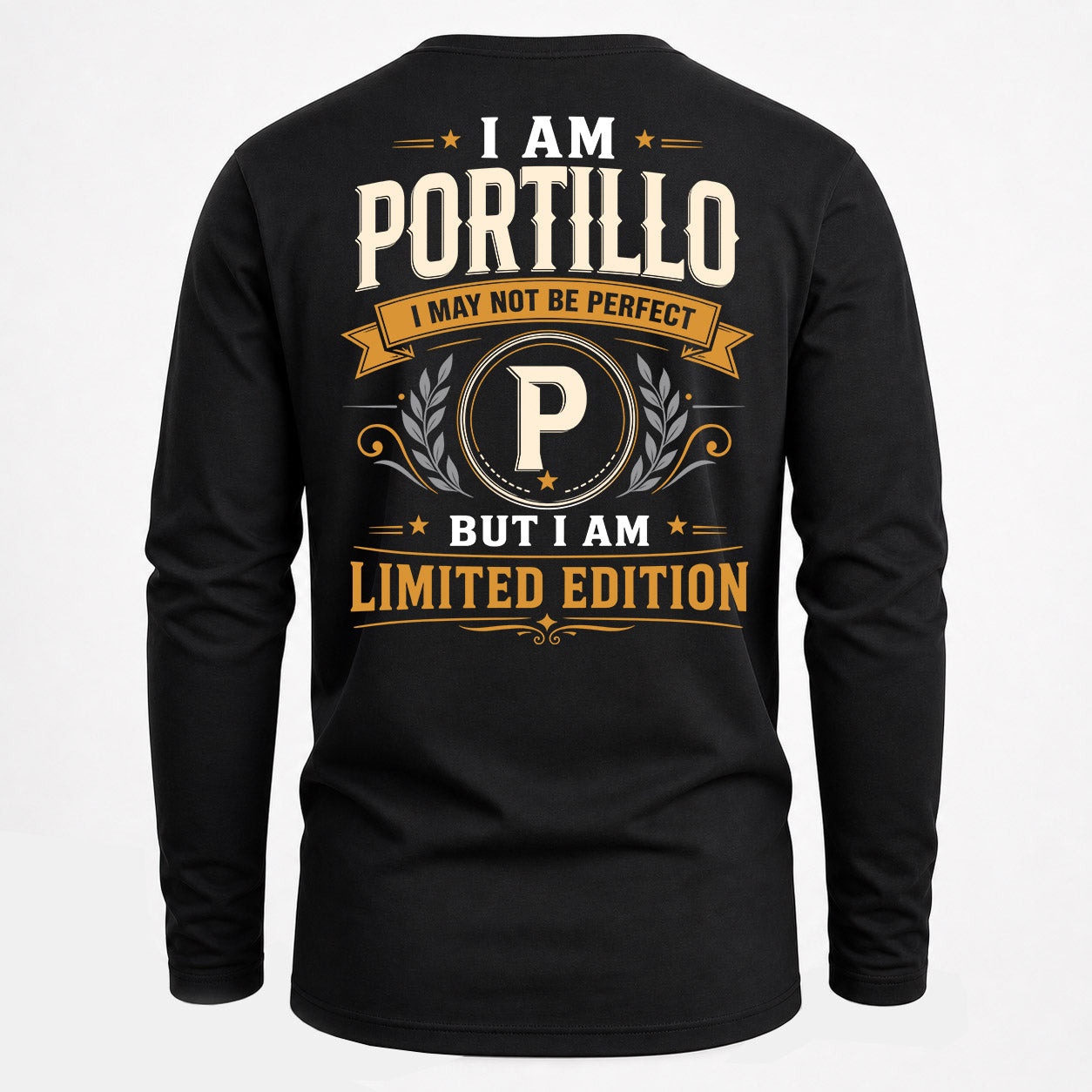 PORTILLO  EDI-TT36 Personalized Funny Quote Apparel