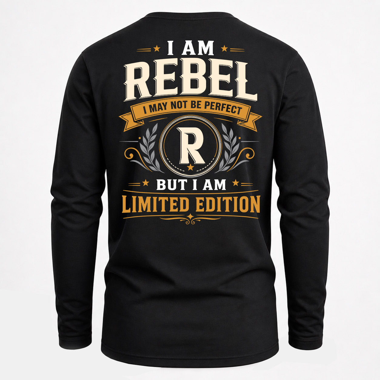 REBEL  EDI-TT36 Personalized Funny Quote Apparel