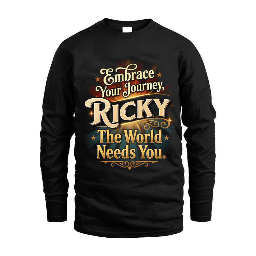 RICKY L04-TT36 Personalized Funny Quote Apparel