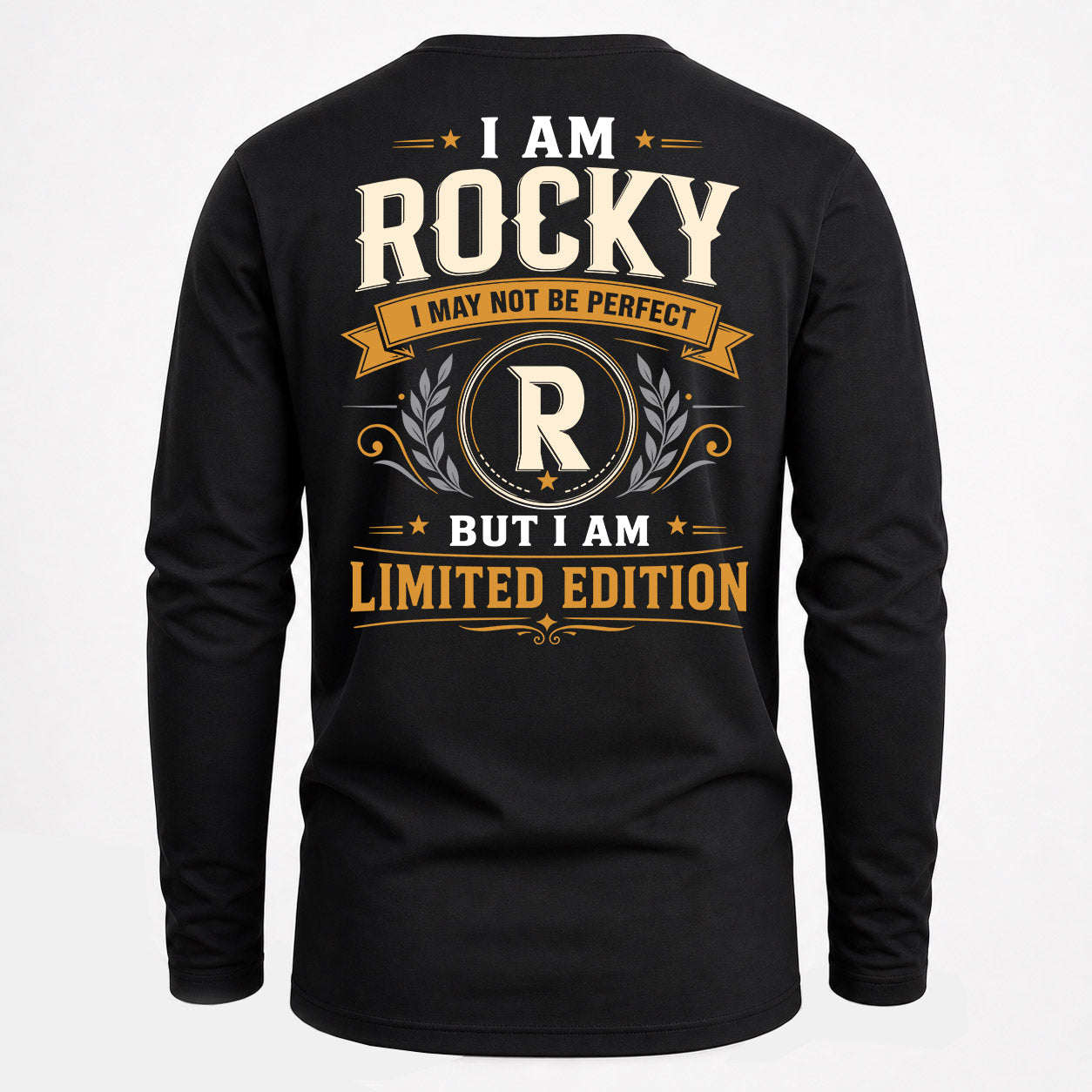 ROCKY  EDI-TT36 Personalized Funny Quote Apparel