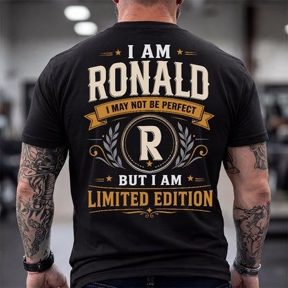 RONALD  EDI-TT36 Personalized Funny Quote Apparel