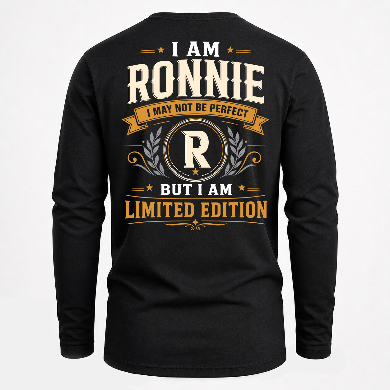 RONNIE  EDI-TT36 Personalized Funny Quote Apparel