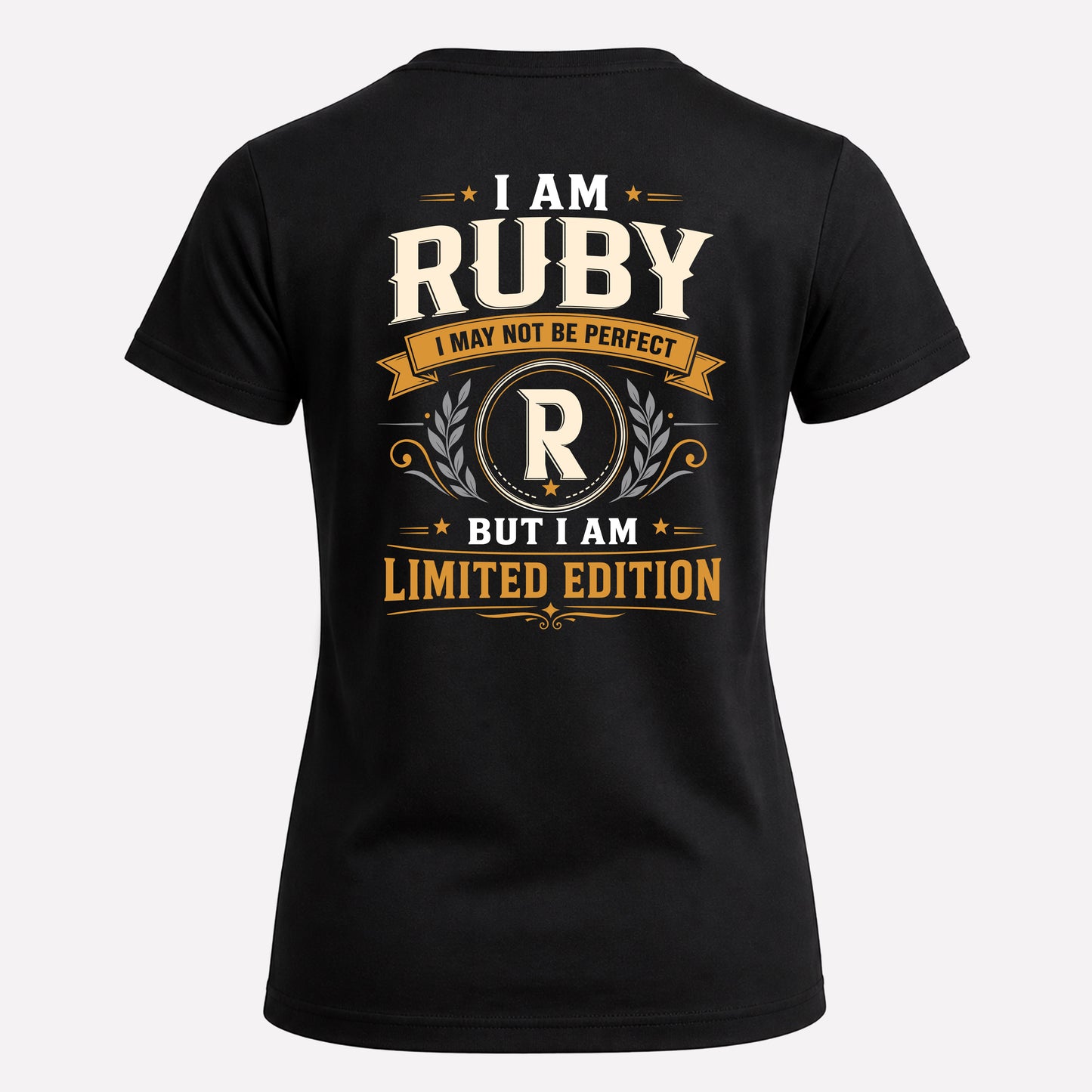 RUBY  EDI-TT36 Personalized Funny Quote Apparel