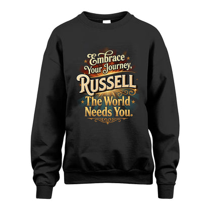 RUSSELL L04-TT36 Personalized Funny Quote Apparel