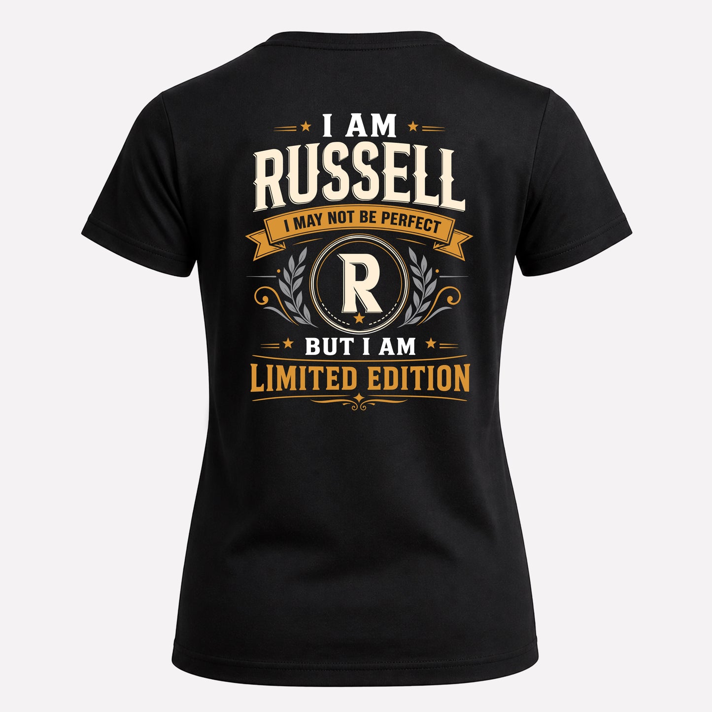 RUSSELL  EDI-TT36 Personalized Funny Quote Apparel