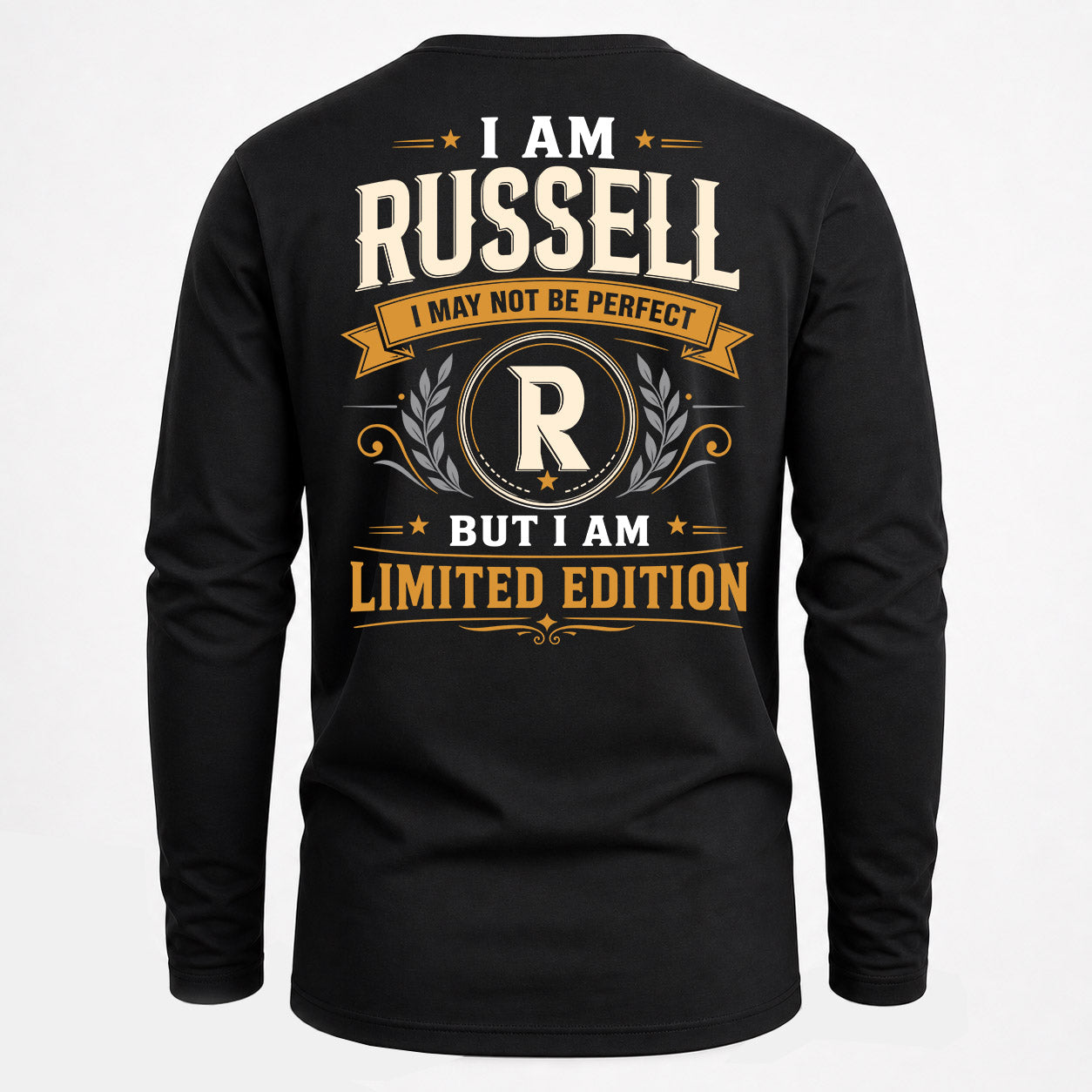 RUSSELL  EDI-TT36 Personalized Funny Quote Apparel