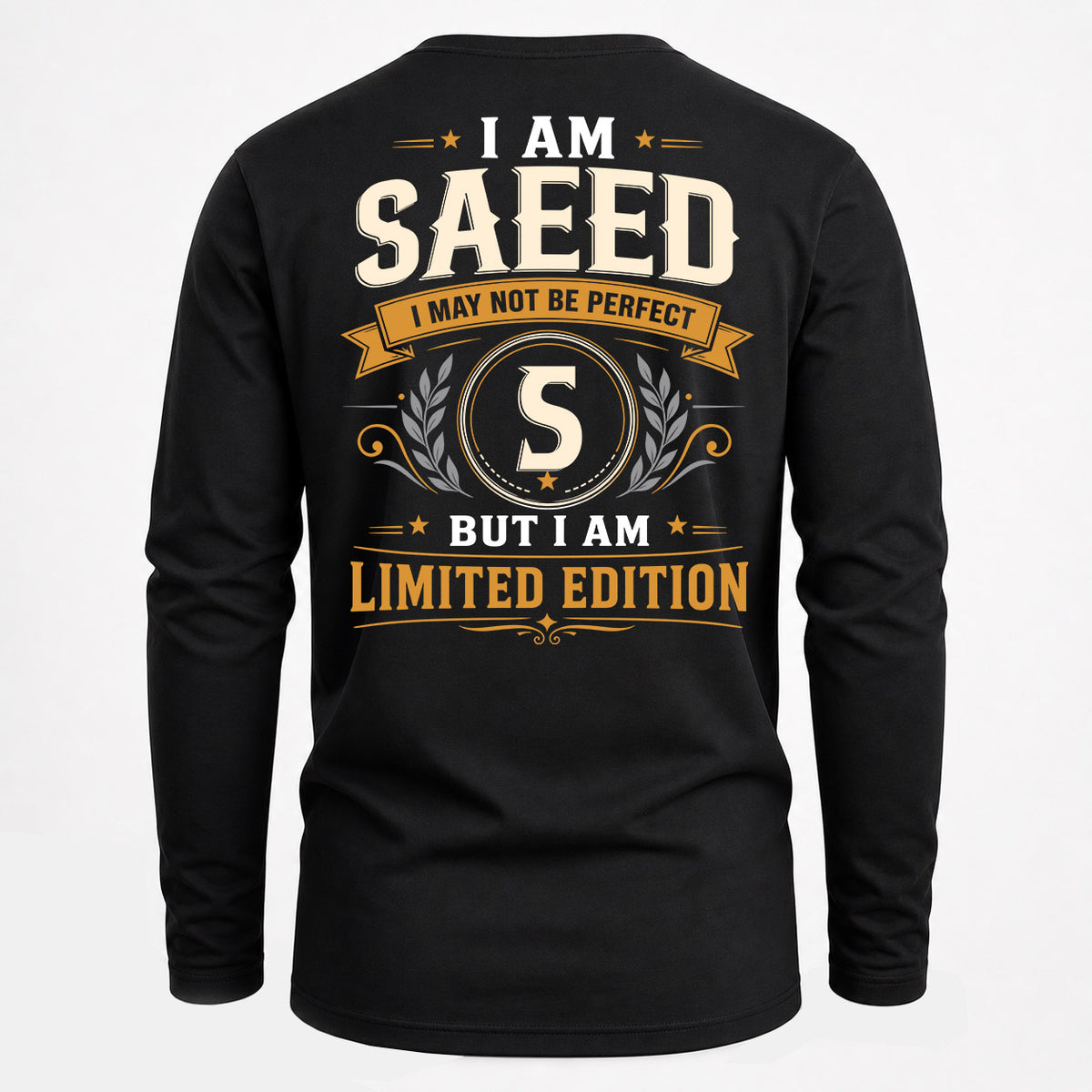 SAEED EDI-TT36 Personalized Funny Quote Apparel