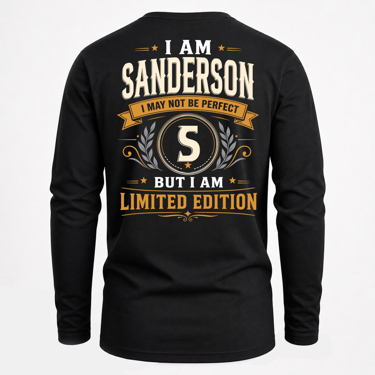 SANDERSON EDI-TT36 Personalized Funny Quote Apparel