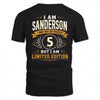 SANDERSON EDI-TT36 Personalized Funny Quote Apparel