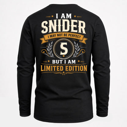 SNIDER EDI-TT36 Personalized Funny Quote Apparel