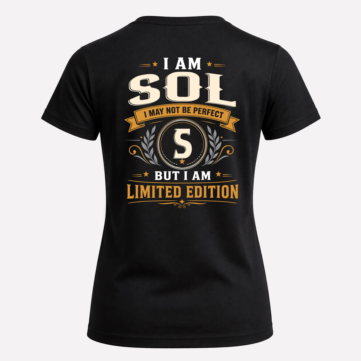 SOL EDI-TT36 Personalized Funny Quote Apparel