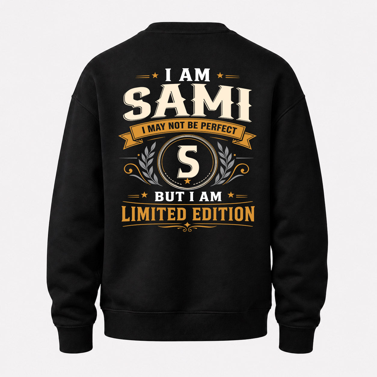 SAMI  EDI-TT36 Personalized Funny Quote Apparel