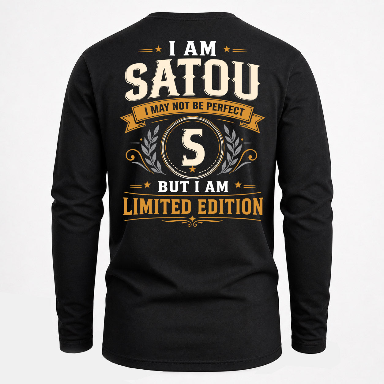 SATOU  EDI-TT36 Personalized Funny Quote Apparel