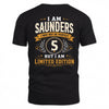 SAUNDERS  EDI-TT36 Personalized Funny Quote Apparel