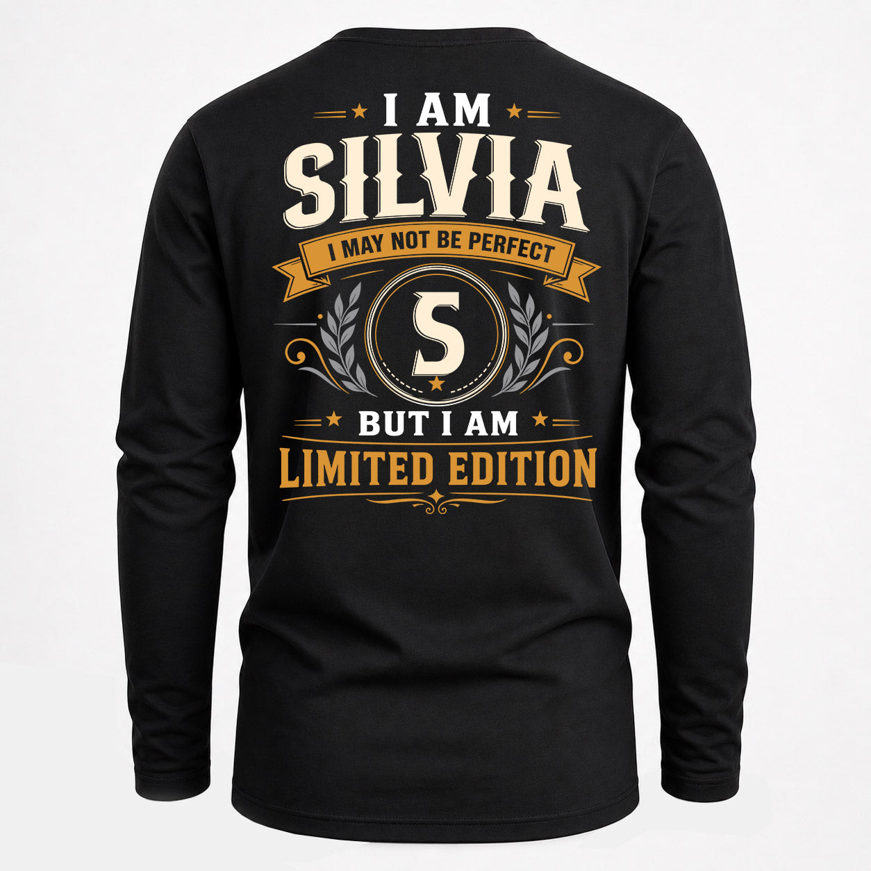 SILVIA  EDI-TT36 Personalized Funny Quote Apparel