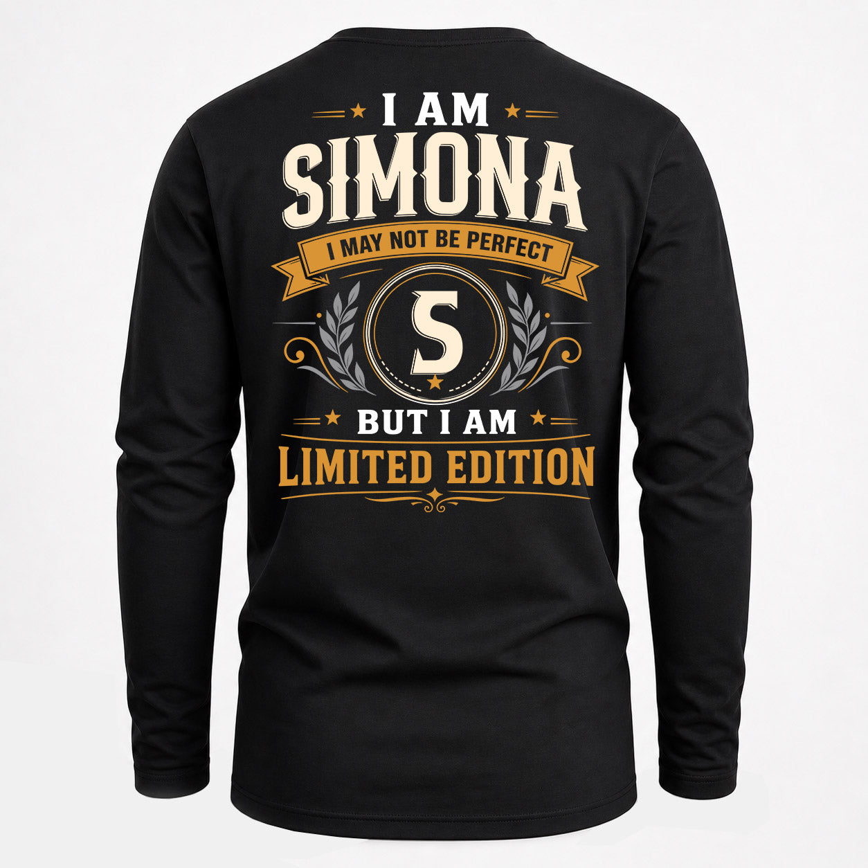 SIMONA  EDI-TT36 Personalized Funny Quote Apparel
