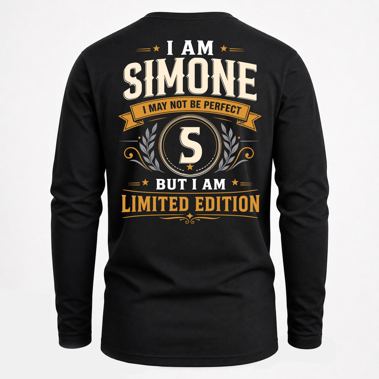 SIMONE  EDI-TT36 Personalized Funny Quote Apparel