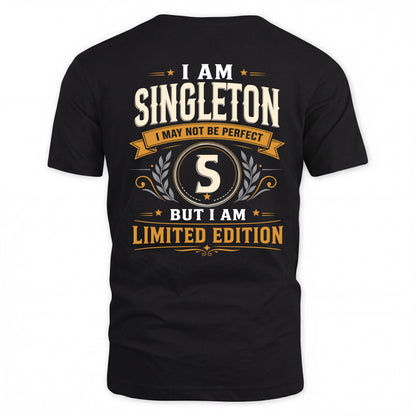 SINGLETON  EDI-TT36 Personalized Funny Quote Apparel